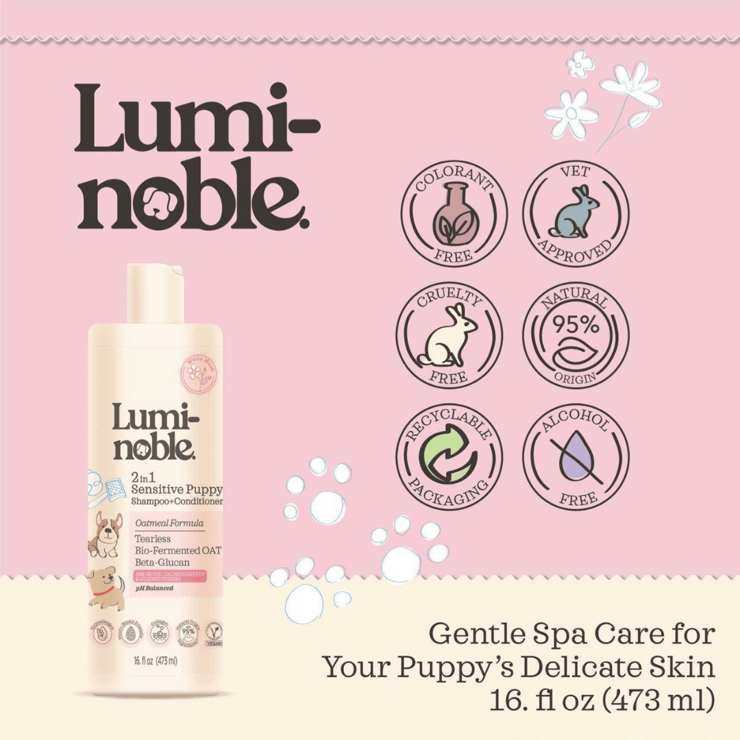 Lumi-Noble 2in1 Sensitive Puppy Shampoo and Conditioner 473ml