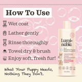 Lumi-Noble 2in1 Sensitive Puppy Shampoo and Conditioner 473ml