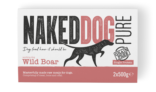 Naked Dog Raw Pure Wild Boar 1kg