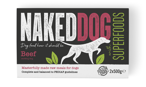 Naked Dog Raw Superfood Beef 1kg