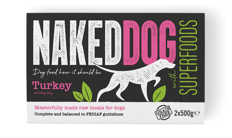 Naked Dog Raw Superfood Turkey 1kg