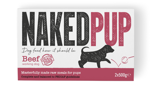 Naked Pup Raw Beef 1kg