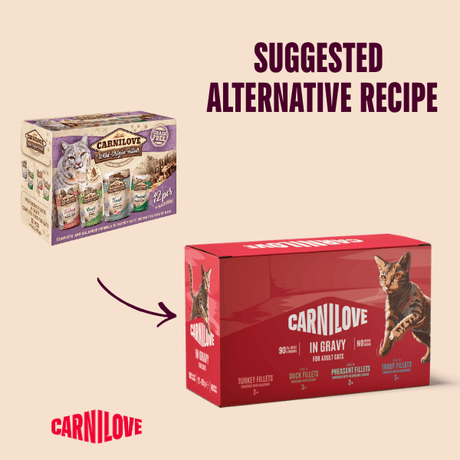 Carnilove Grain Free Cat Multipack Pouches 12 x 85g