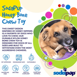 SodaPup Honey Bone Double Ended Toy For Dogs