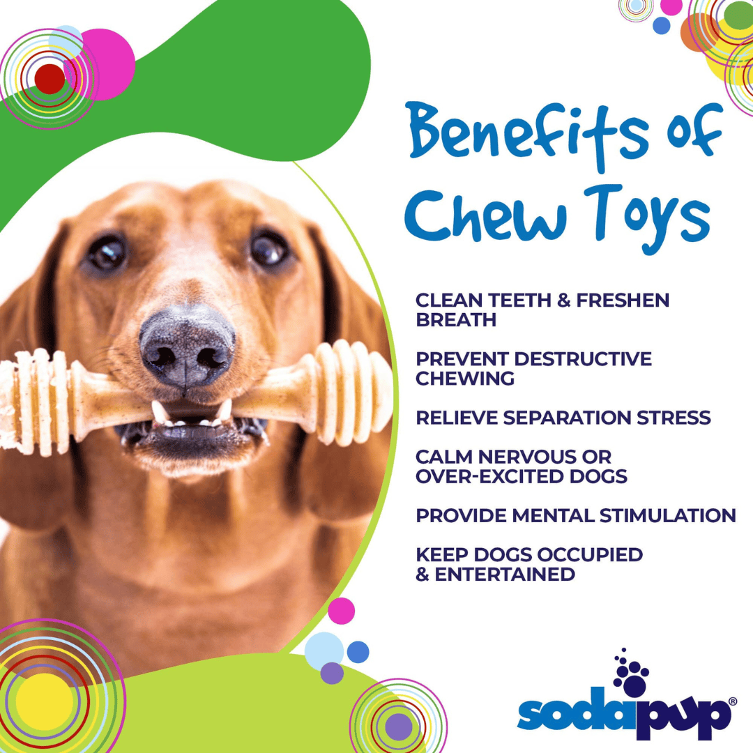 SodaPup Honey Bone Double Ended Toy For Dogs