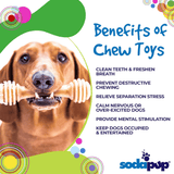 SodaPup Honey Bone Double Ended Toy For Dogs