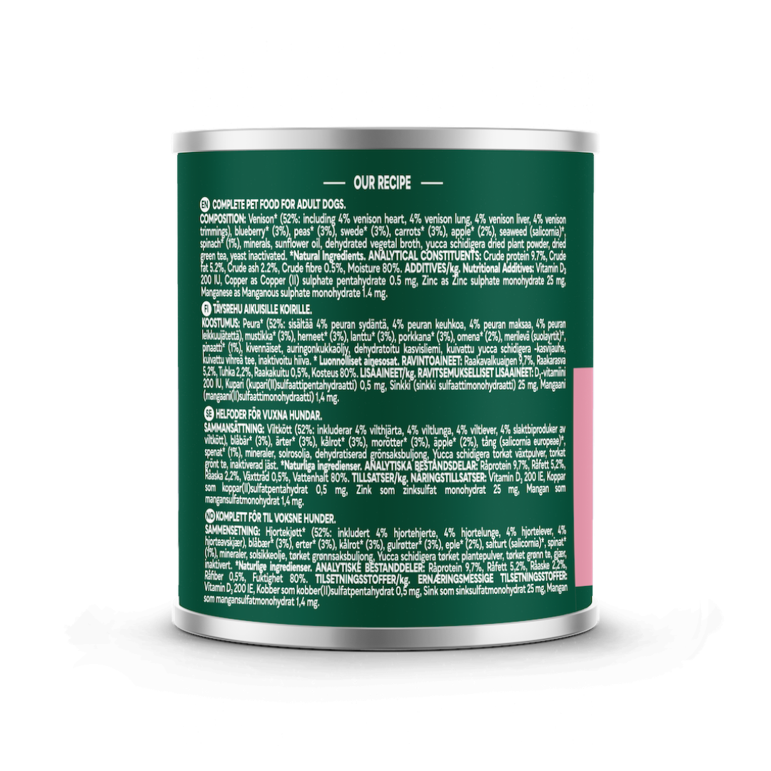 Country Hunter Wild Venison with Superfoods 600g Tin