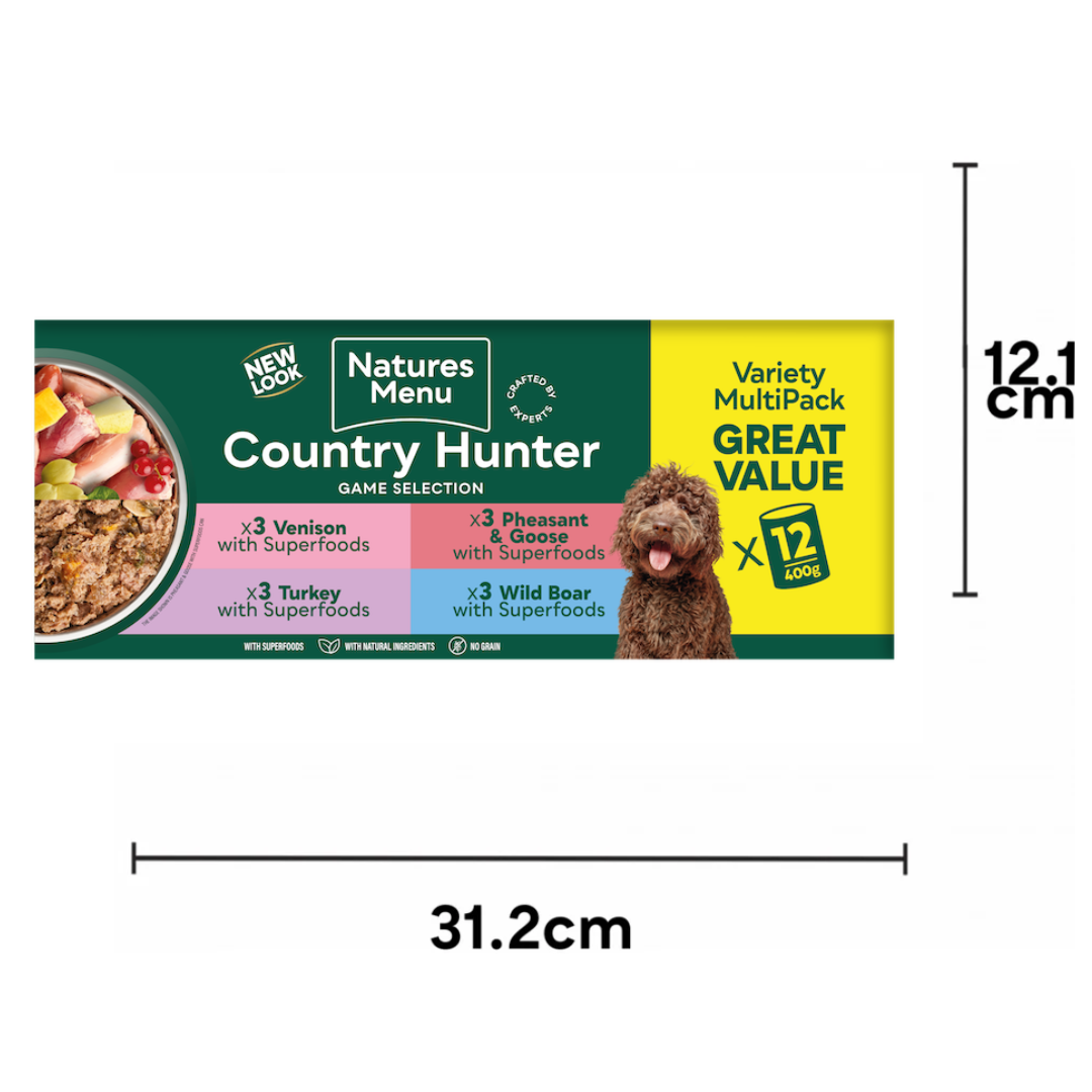 Country Hunter Game Meat Selection Cans | 12 Pack