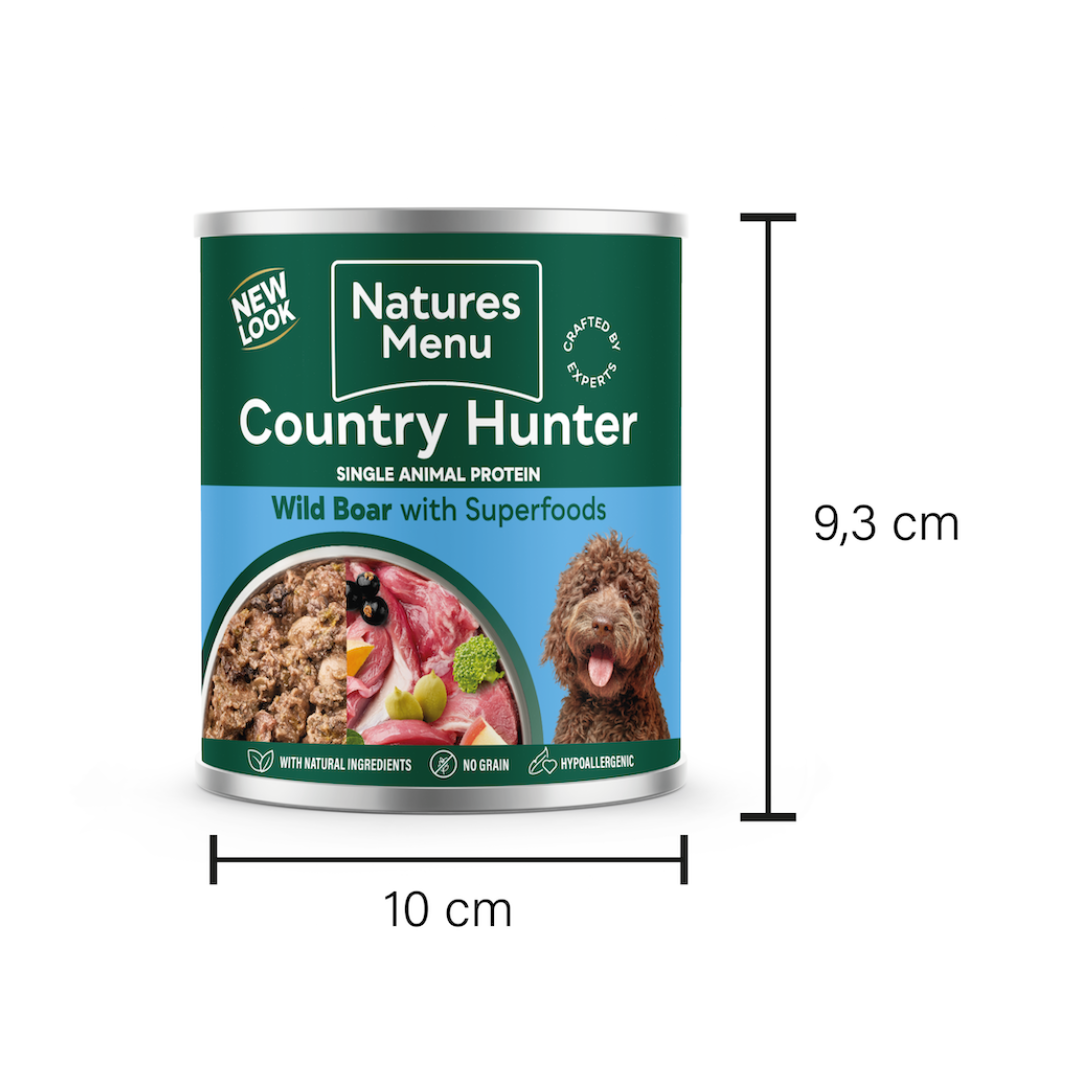 Country Hunter Wild Boar with Superfoods 600g Tin