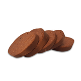 Sliced Rabbit Pate on a white background