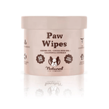 Container of Natural Dog Company Paw Wipes on a white background