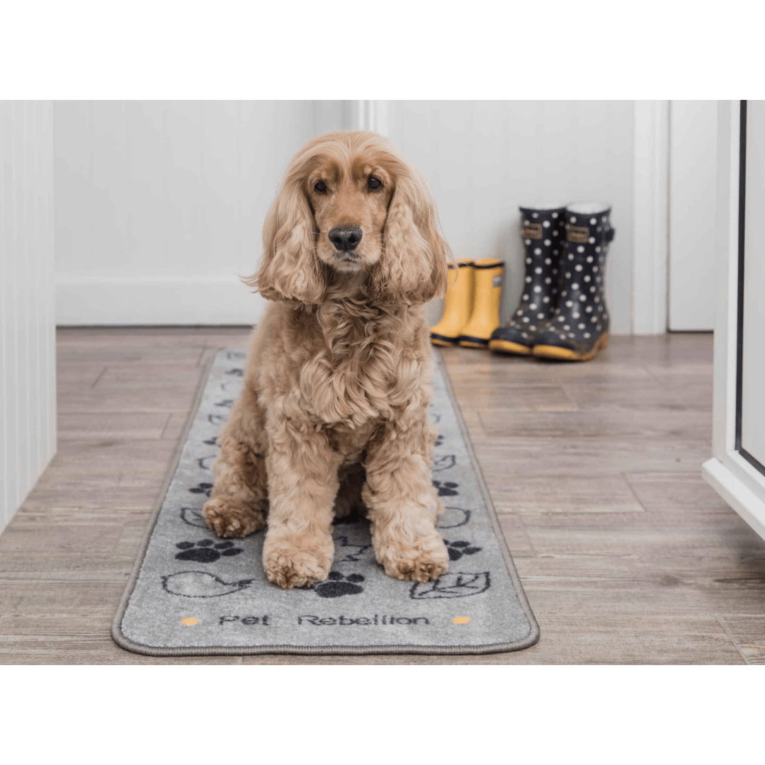 Dog Runner in Country Walk Grey