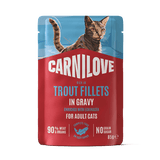 Carnilove Grain Free Cat Multipack Pouches 12 x 85g