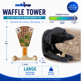 SodaPup Waffle Tower Nylon Chew