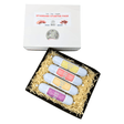 Atlas and Tail Standard Protein Pate Starter pack. 4 200g pates, Chicken, Beef, Turkey and Duck are in a giftbox with artificial straw.