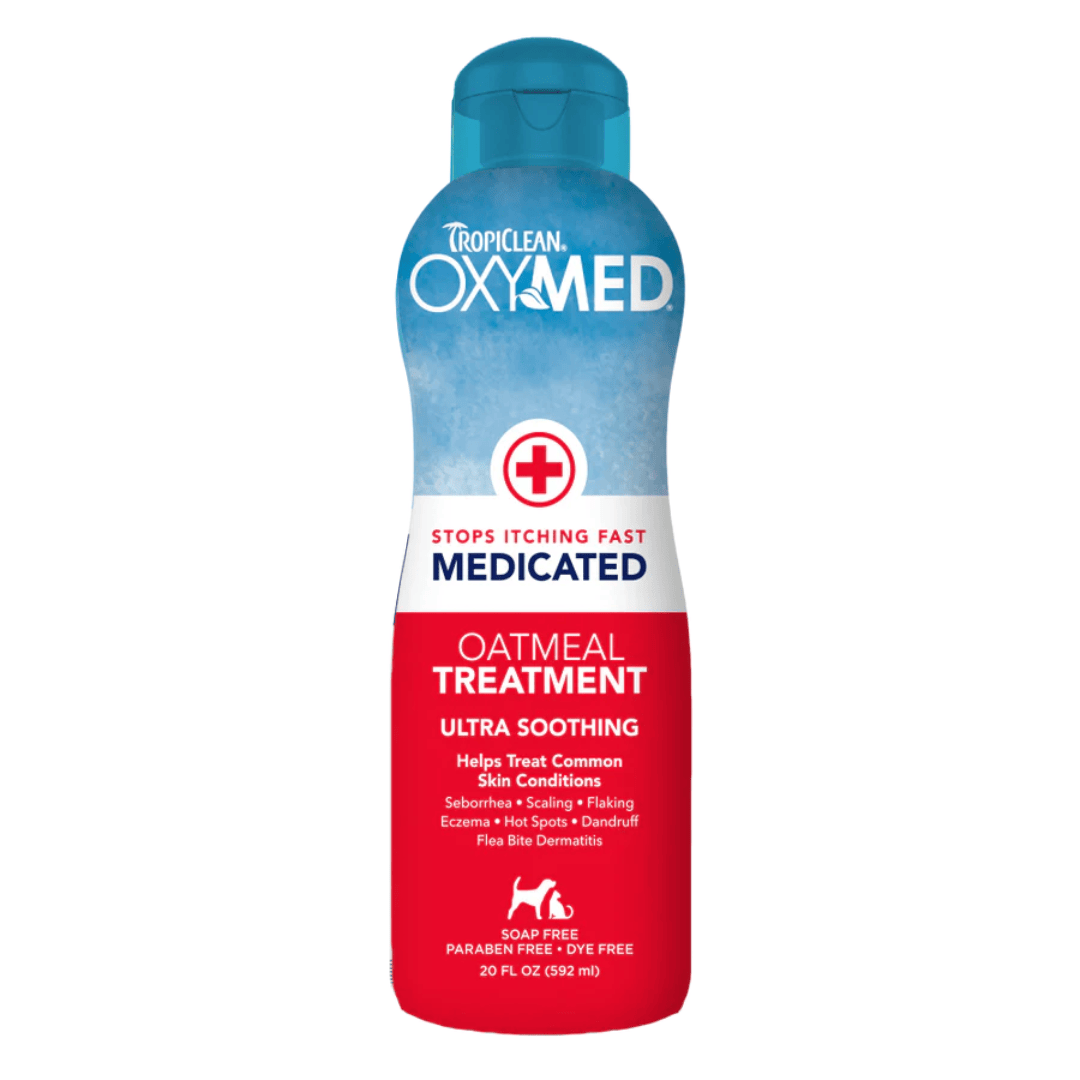 TropiClean OxyMed Medicated Anti-Itch Oatmeal Treatment for Pets 591ml