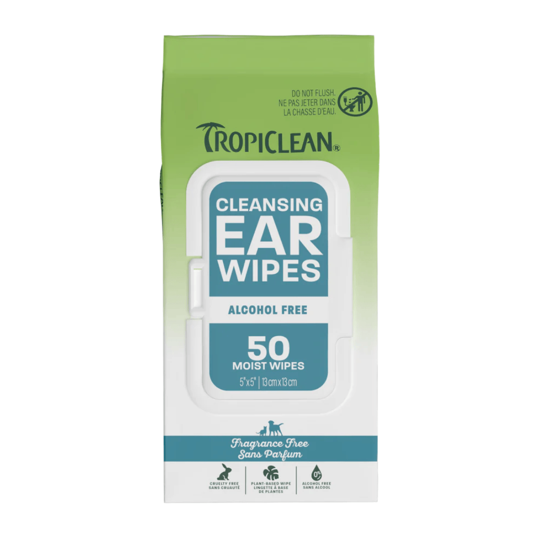 TropiClean Cleansing Ear Wipes 50pk