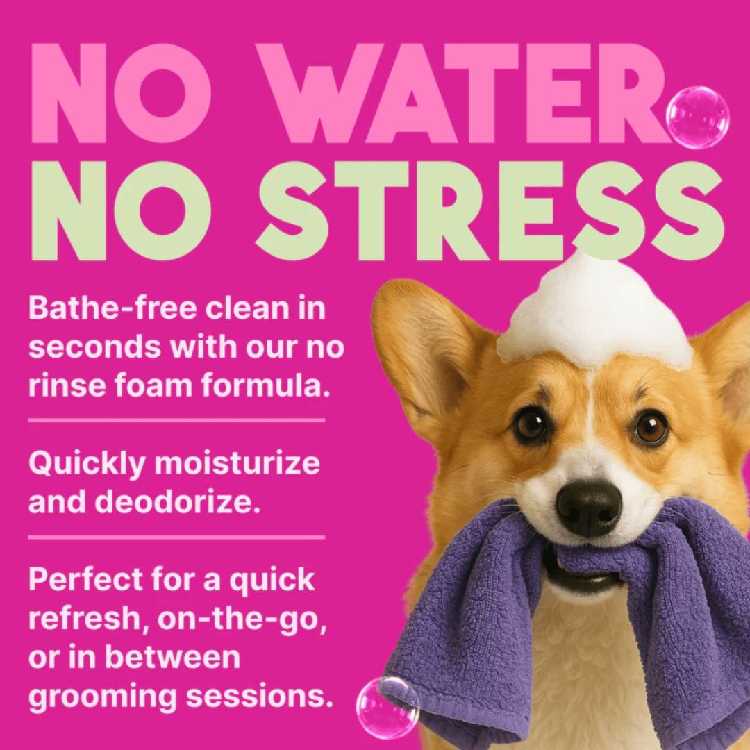 Tropiclean Waterless Deep Cleaning Shampoo for Pets