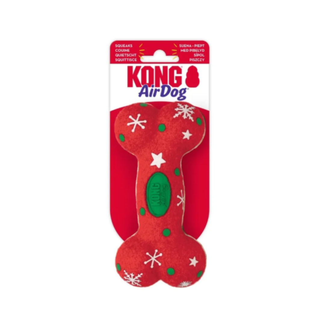 Kong Holiday AirDog Squeaker Bone