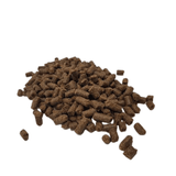 A pile of loose DARF cold pressed dog food