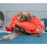 Fluff & Tuff Manny Lobster Plush Dog Toy