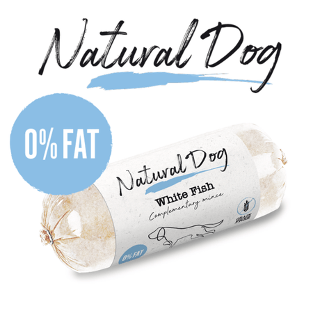 Natural Dog White Fish Raw Food 500g