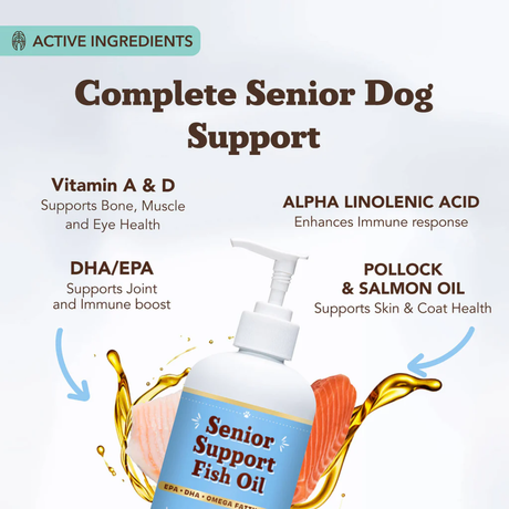 Natural Dog Company Senior Support Fish Oil