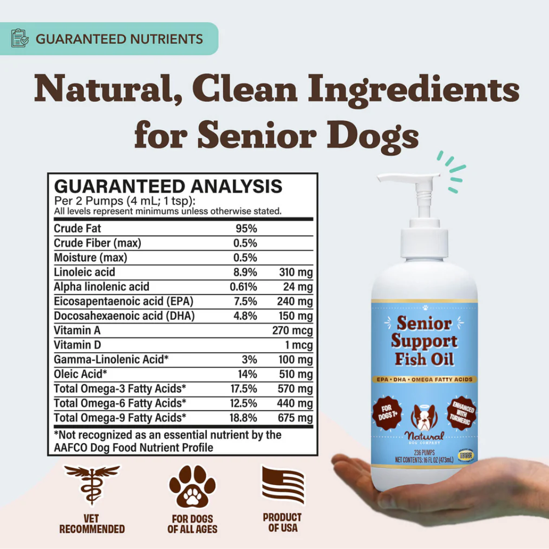 Natural Dog Company Senior Support Fish Oil