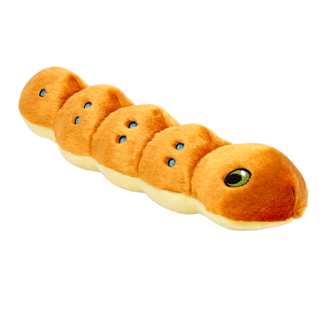 Fluff & Tuff Spicy Caterpillar Plush Dog Toy