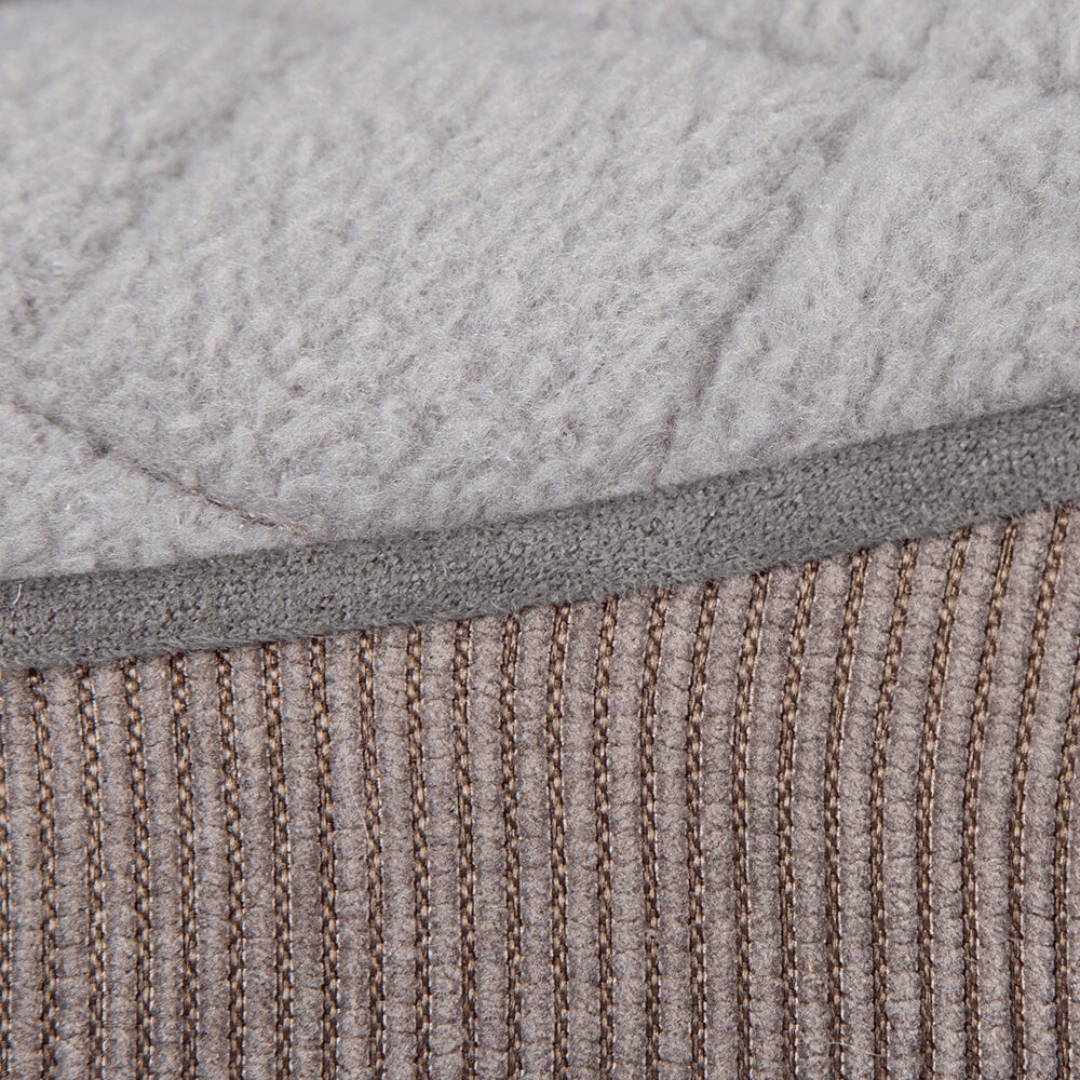 Close-up of textured fabric with a focus on pattern and color.
