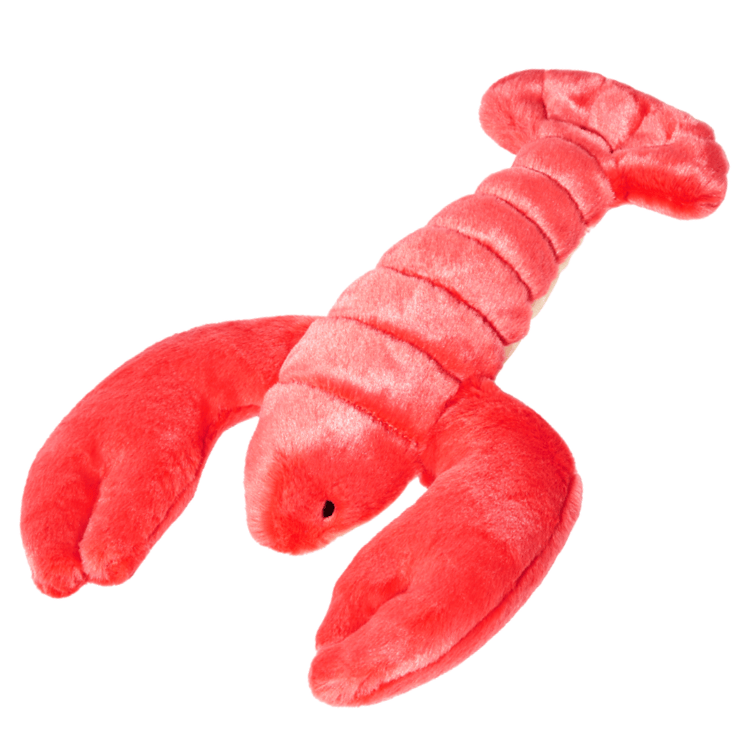 Fluff & Tuff Manny Lobster Plush Dog Toy