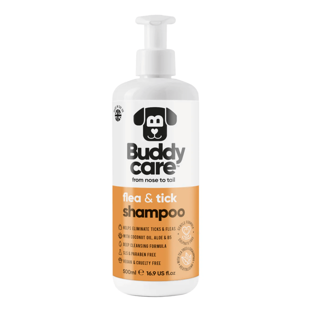 Buddycare Flea and Tick Dog Shampoo 500ml