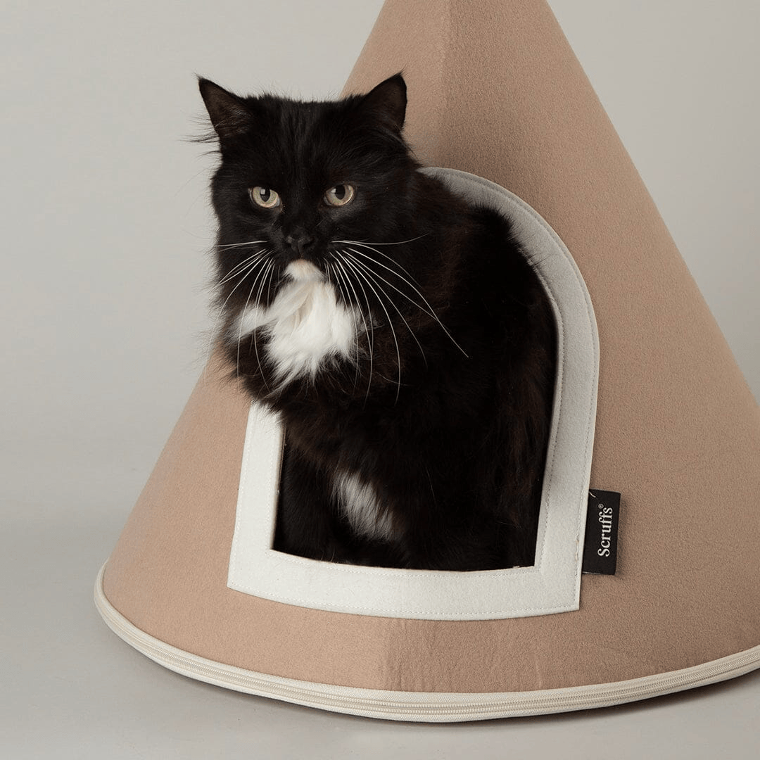 Scruffs Stockholm Felt Cone Cat Bed