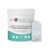 Vet Protector Oral Cavity Wipes for Pets - 50 pieces