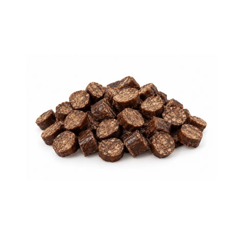 A pile of Boil and Broth Bone Broth Treats on a white background
