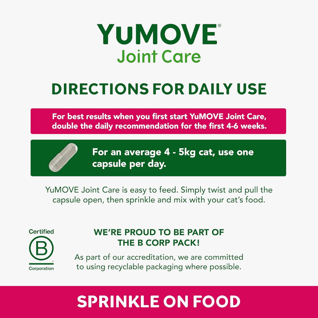 YuMove Joint Supplement Sprinkle Capsules for Cats