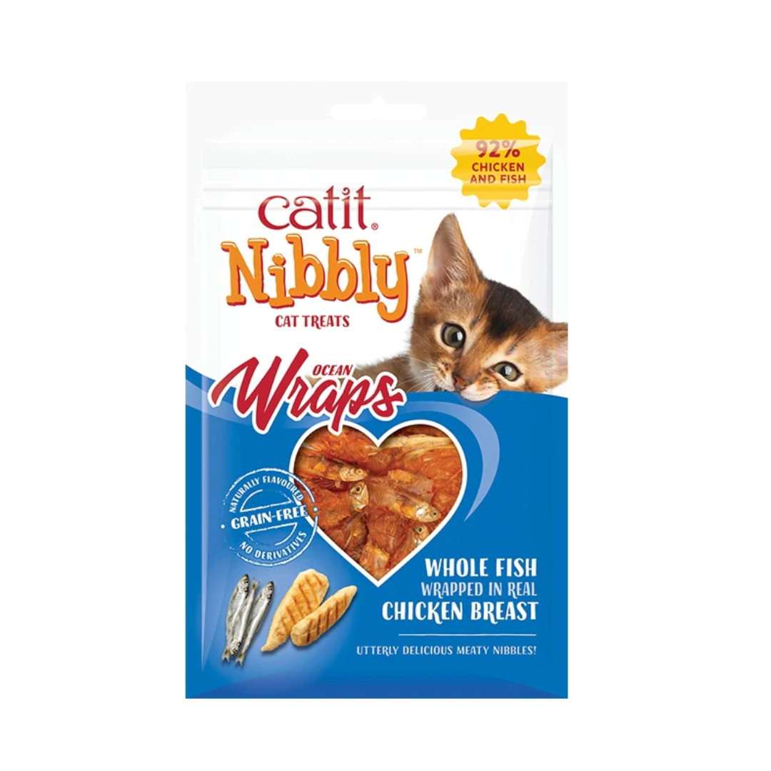 Catit Nibbly Fish & Chicken Cat Treats