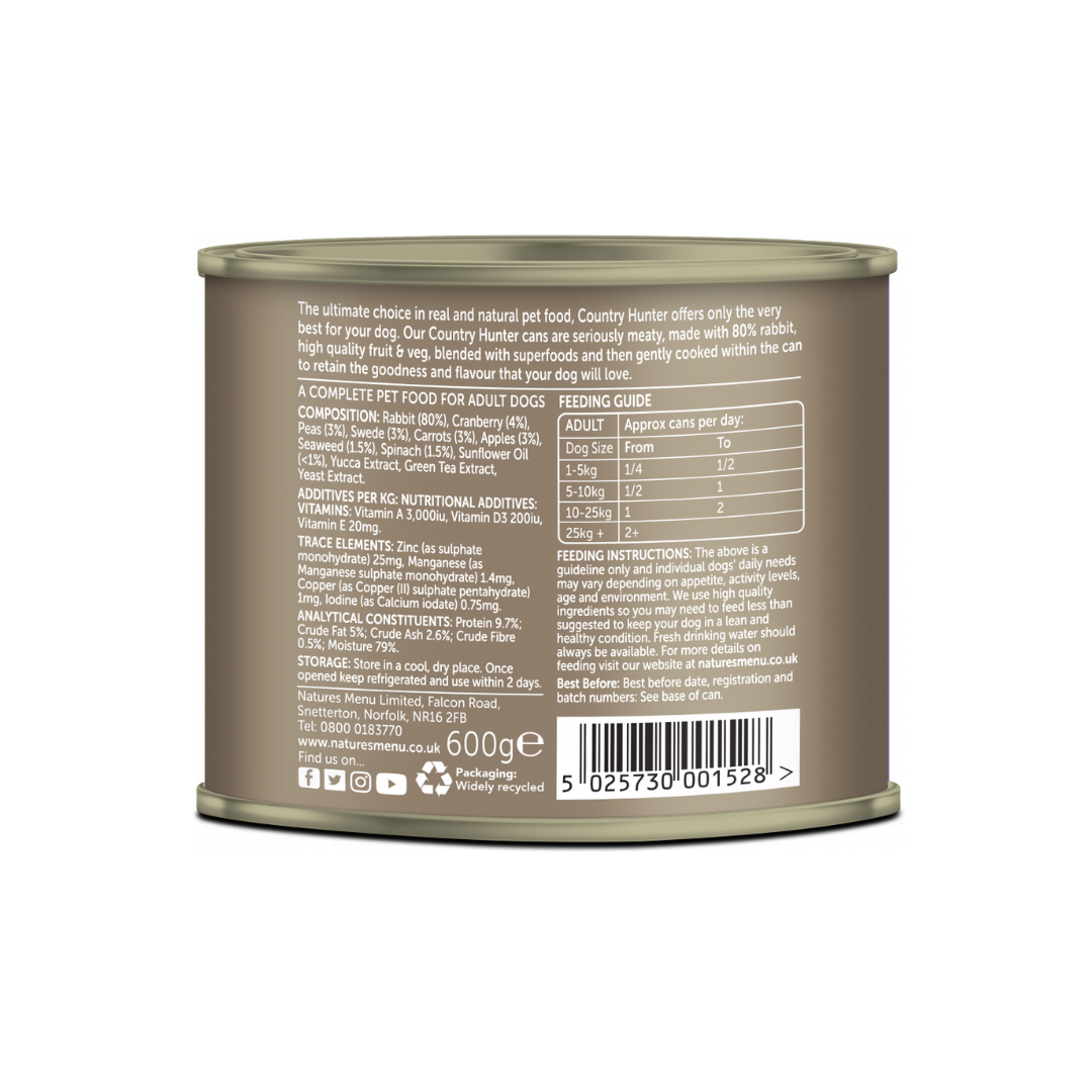 Country Hunter Rabbit 600g Tin