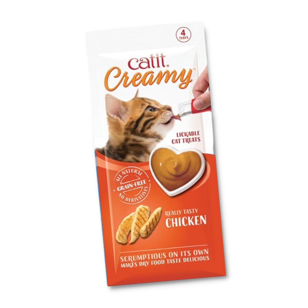 Catit Creamy Lickable Cat Treat - Chicken