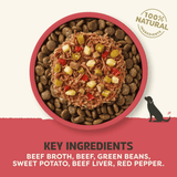 Applaws Dog Taste Toppers in Broth - Beef and Veg Pouch
