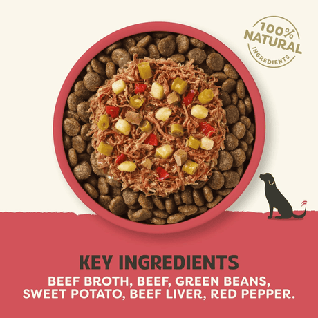 Applaws Dog Taste Toppers in Broth - Beef and Veg Pouch