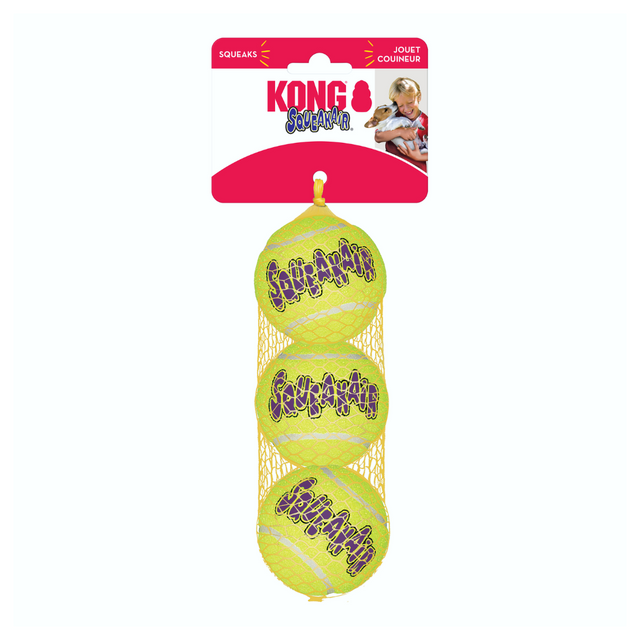 Kong Squeakair Tennis Balls Fetch Your Pet Needs