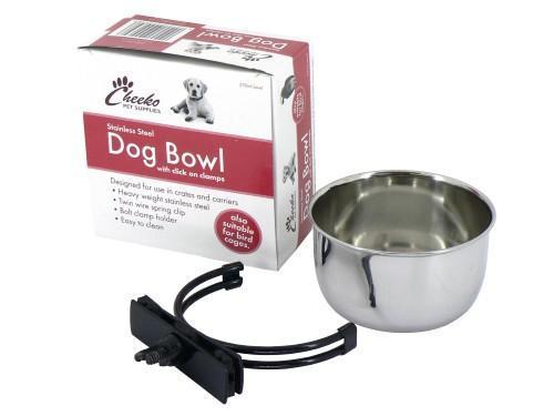 Stainless Steel Bowl with Clamp 290ml