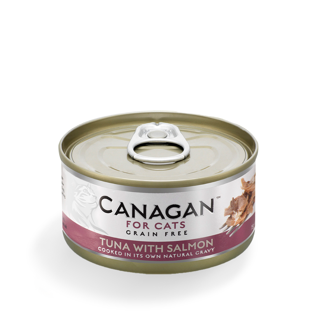 Canagan Tuna with Salmon Cat Food Tin 75g.