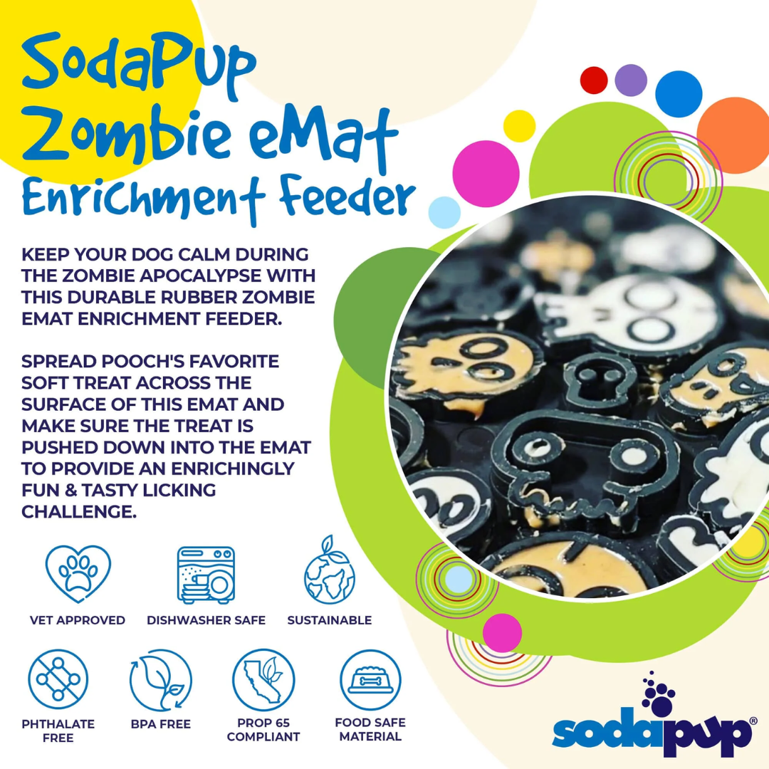 SodaPup Zombies eMat Lick Mat