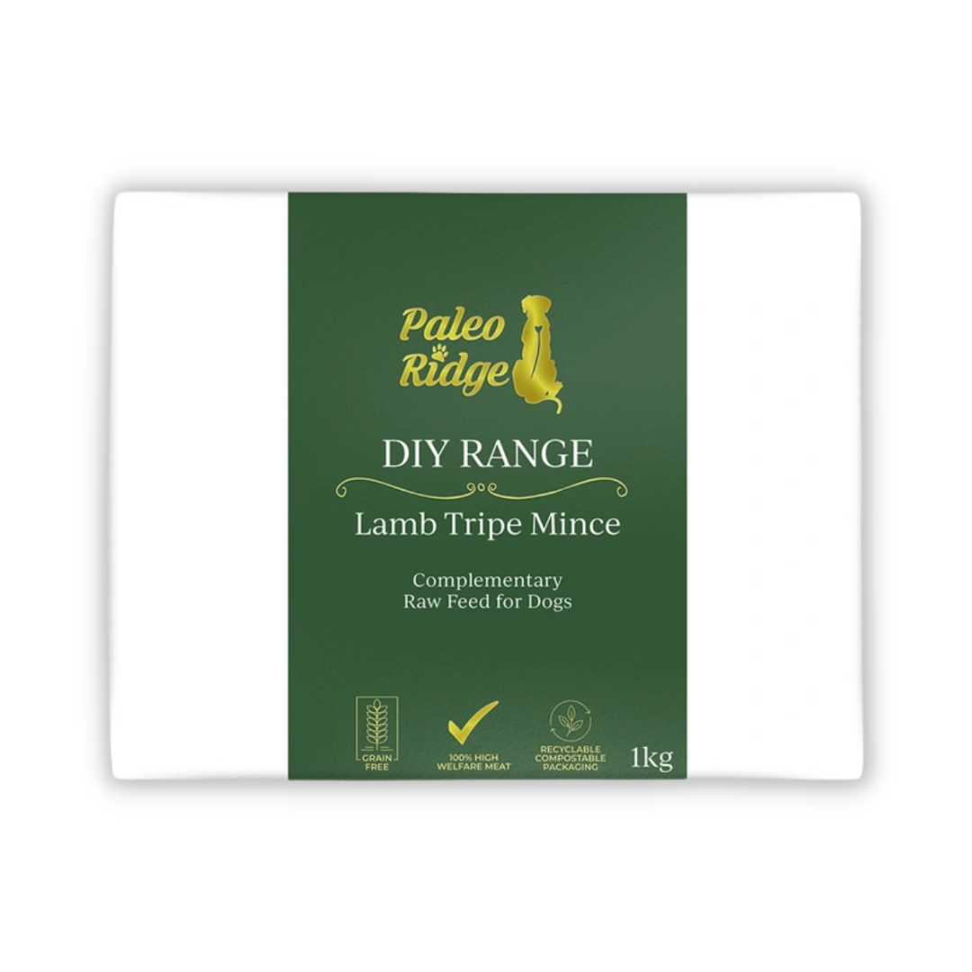 Paleo Ridge DIY Range Lamb Tripe Mince 1kg Box