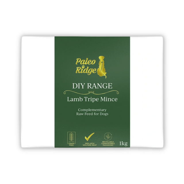 Paleo Ridge DIY Range Lamb Tripe Mince 1kg Box