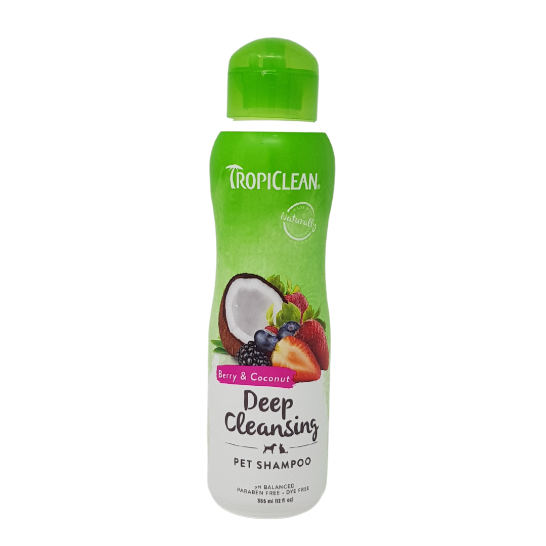 Tropiclean Berry & Coconut Deep Cleaning Dog Shampoo