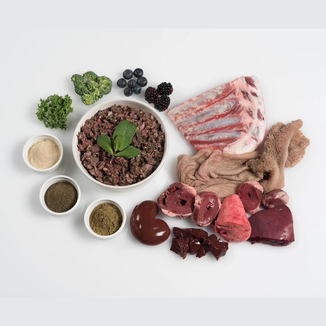 Ingredient in Paleo Plus Lamb and Mint raw dog food.