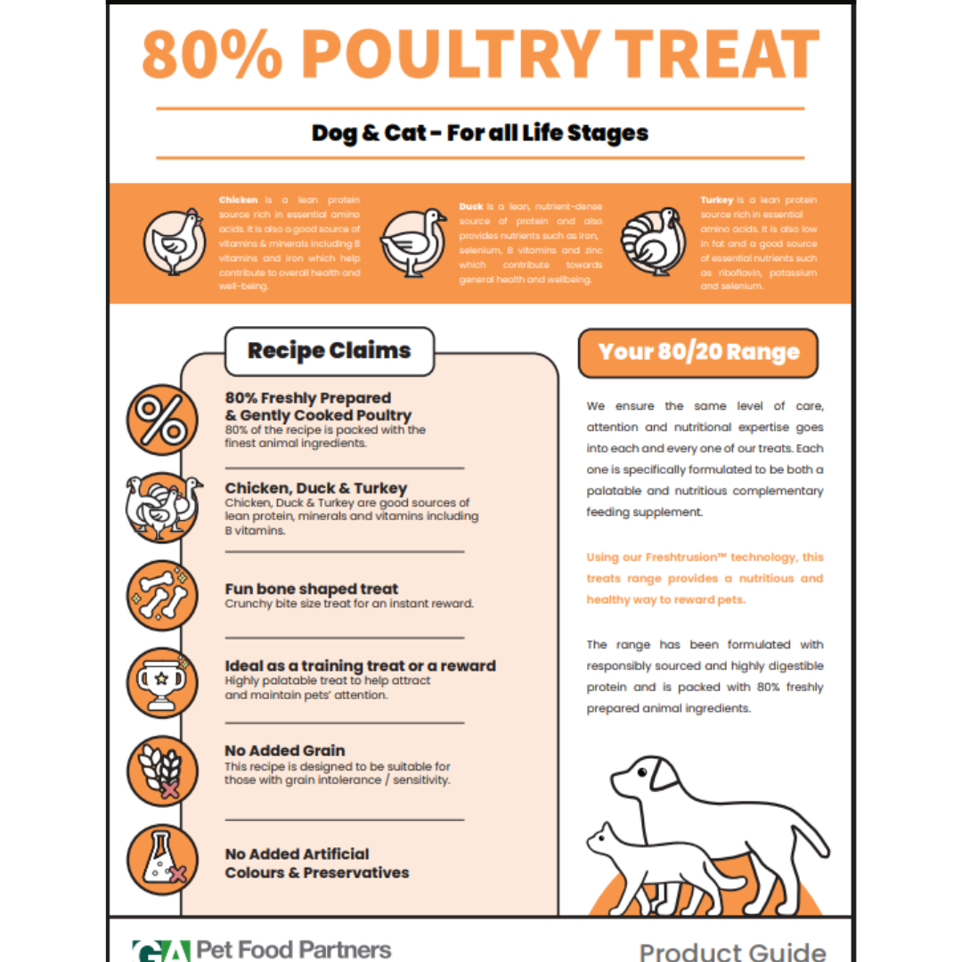 Nourish Rite Grain Free 80% Poultry Treats